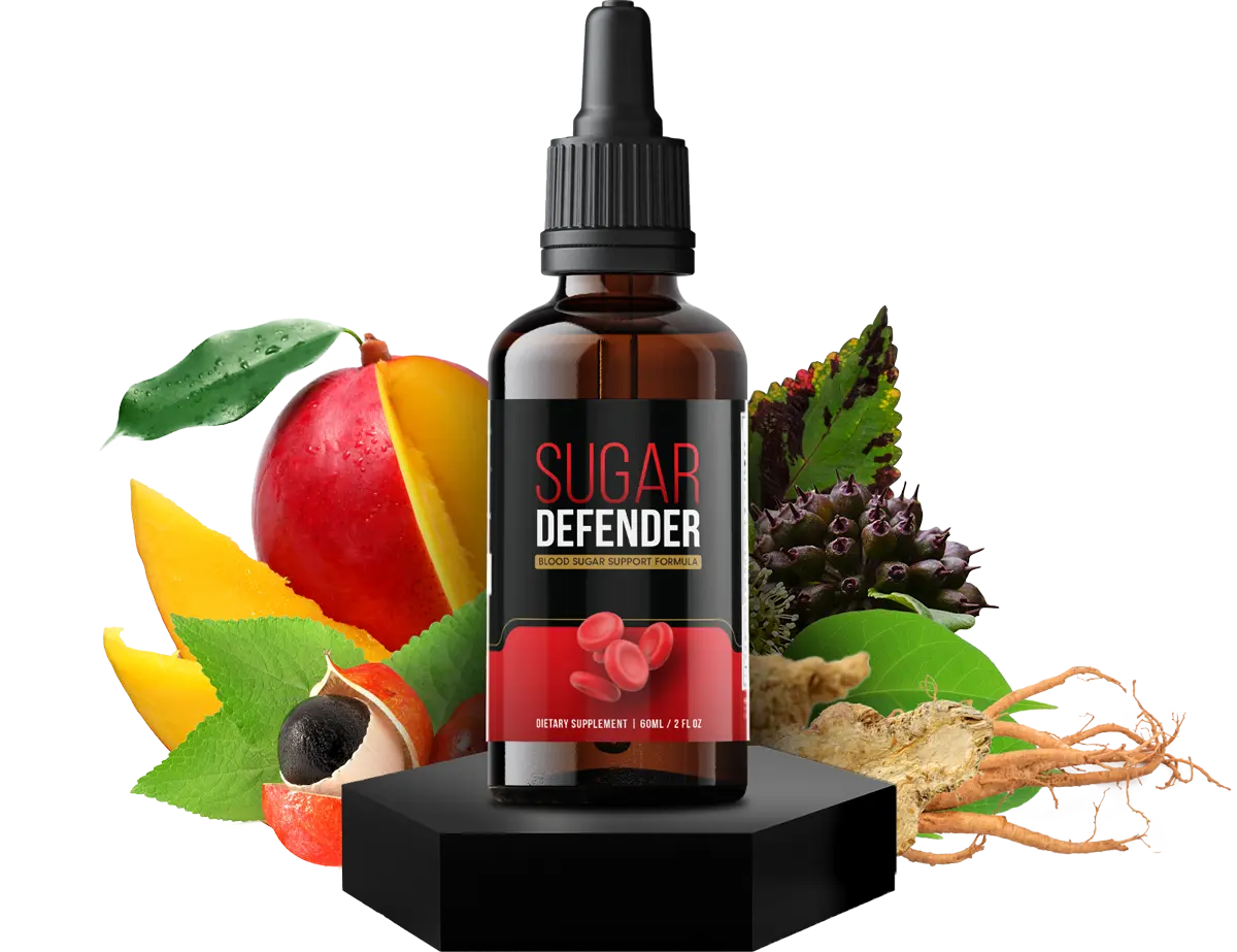 Sugar Defender bottle for blood sugar support