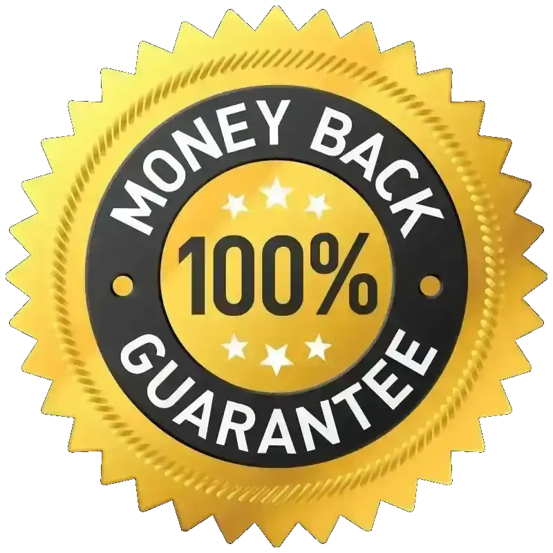 60-Day Money-Back Guarantee seal for Sugar Defender